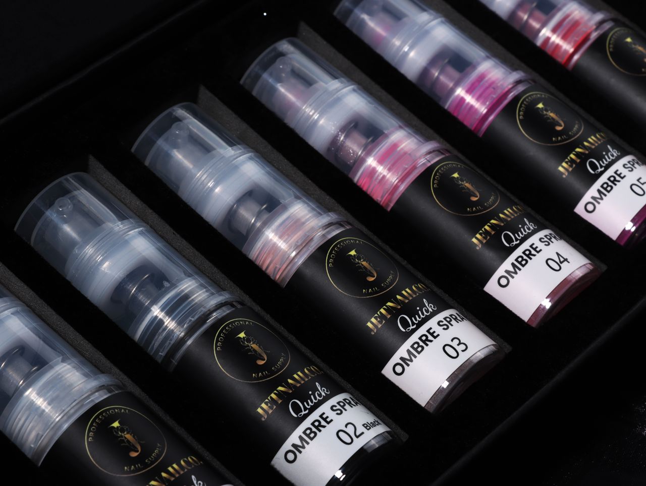 Power spray ombre 6 colors