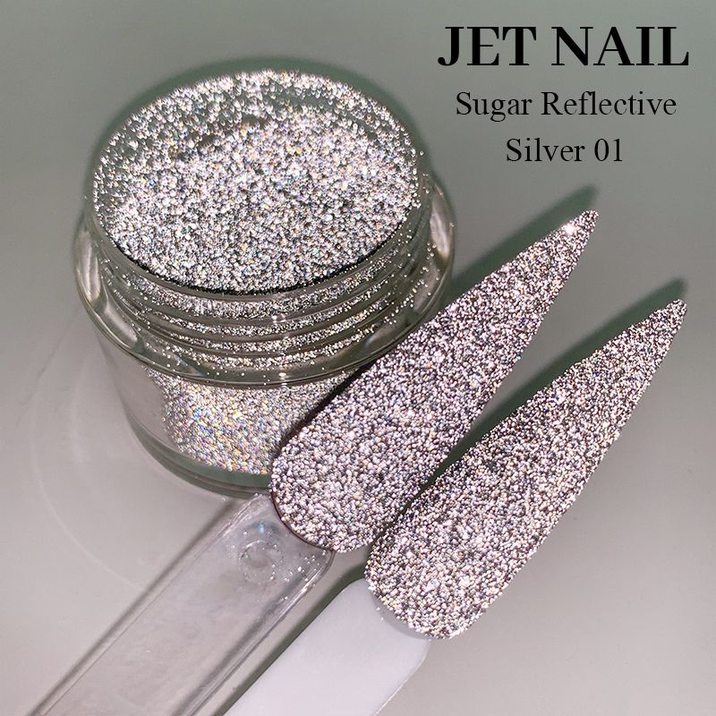 Flash glitter silver