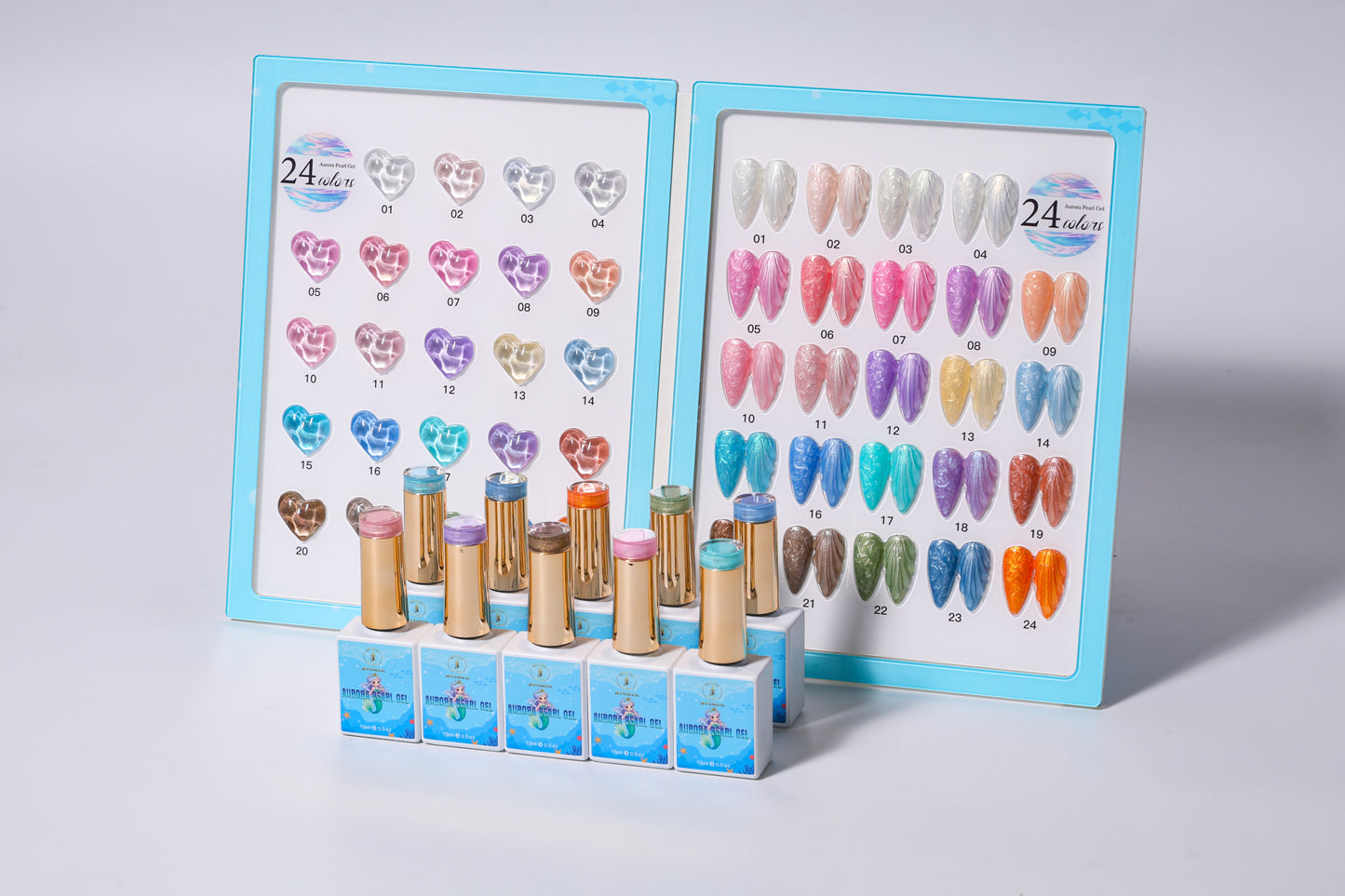 Pearl gel collection 24 colors