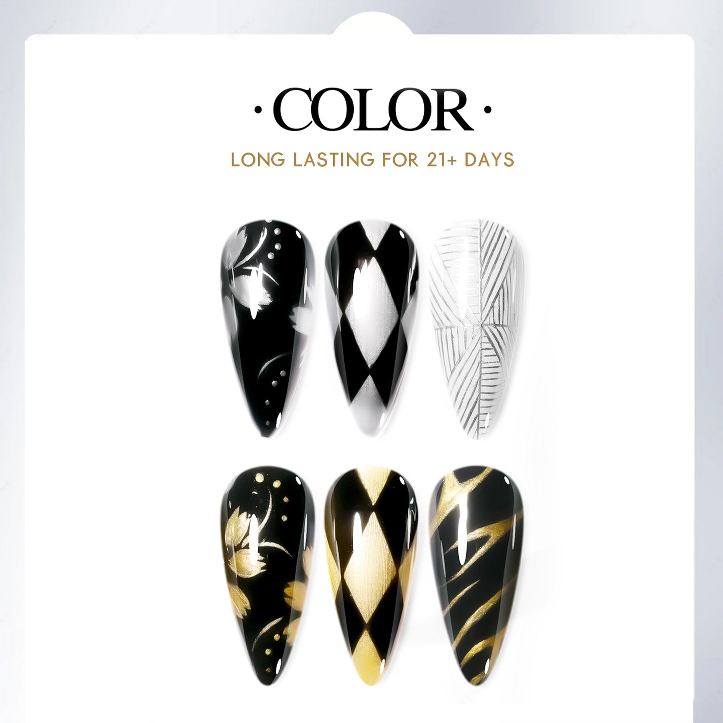 Mettalic liner gold and silver
