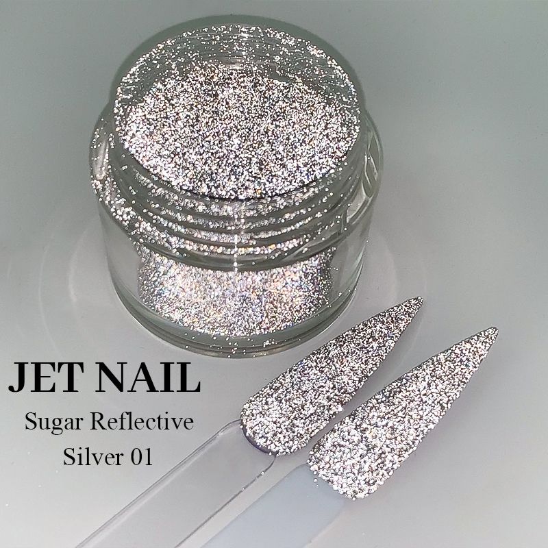 Flash glitter silver