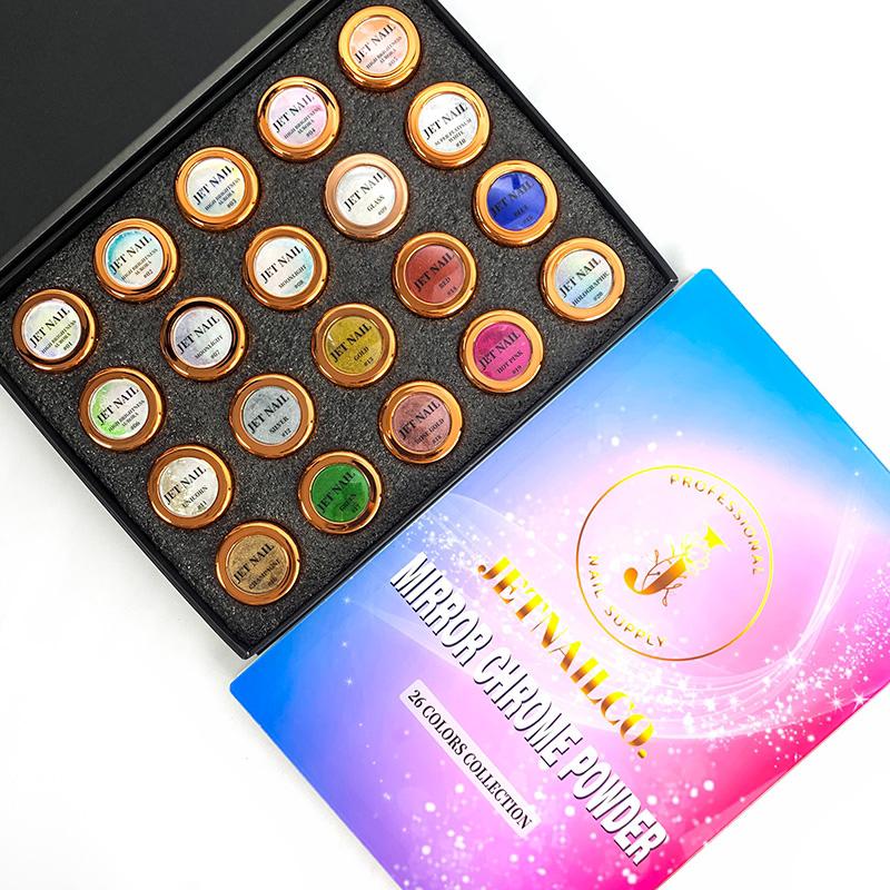 Chrome set 20 pcs + 6 pcs + colour chart