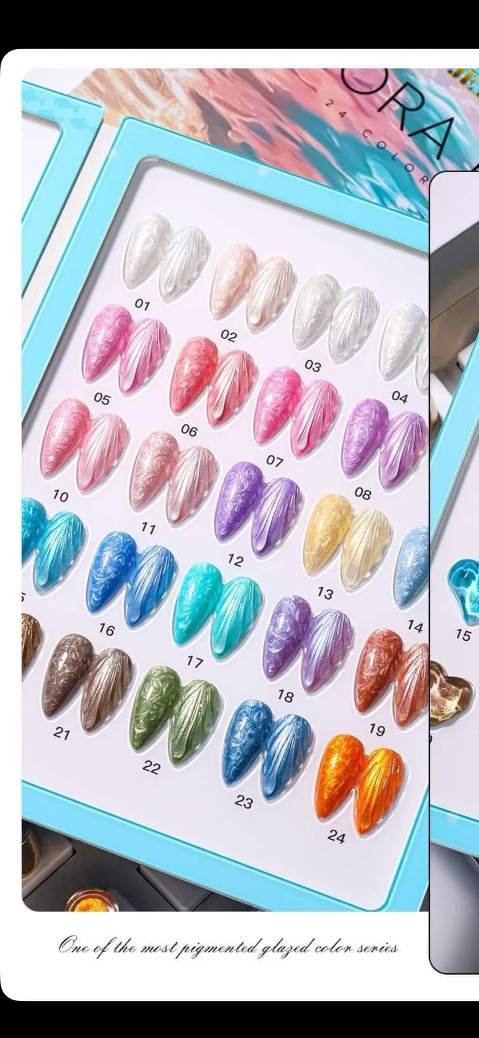 Pearl gel 24 colors