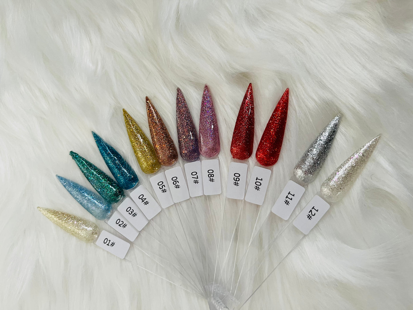 Glitter Gel set 12 colors