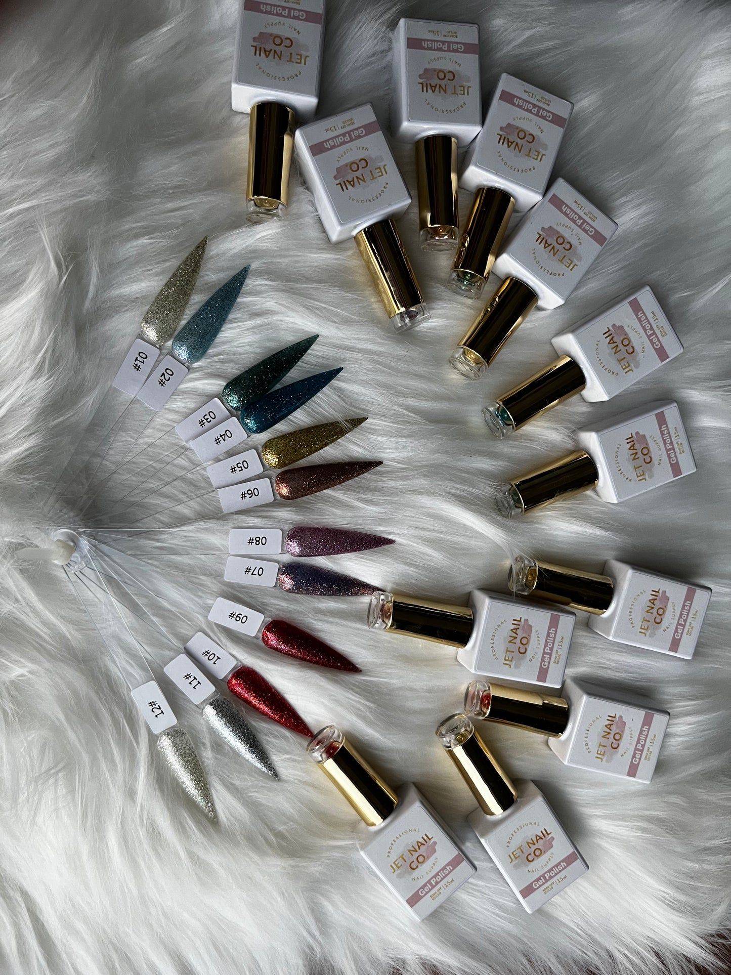 Glitter Gel set 12 colors