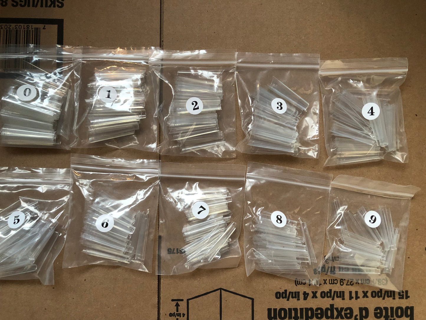 Coffin xxl full set clear