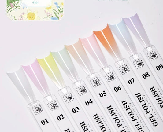 Ombre gel 9 colors