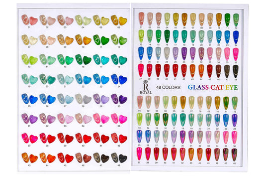 Glass cateyes 48 colors