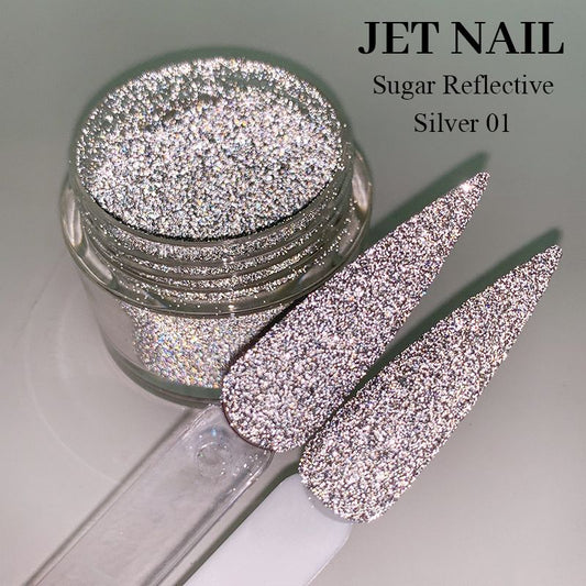 Flash glitter silver