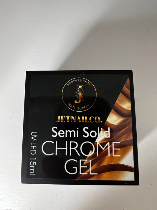 Semi chrome 3D gel