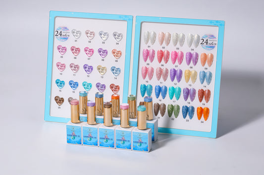 Pearl gel collection 24 colors