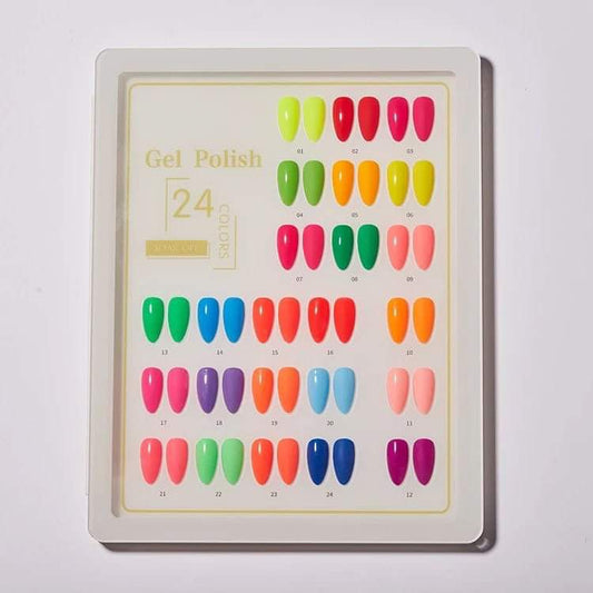 Neon gel polish 24 colors