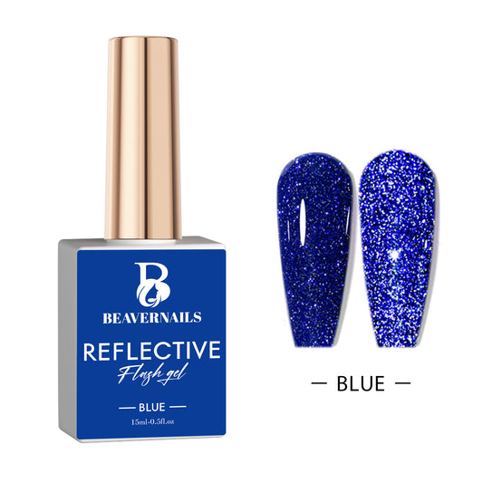 Reflective gel, blue color 15ml