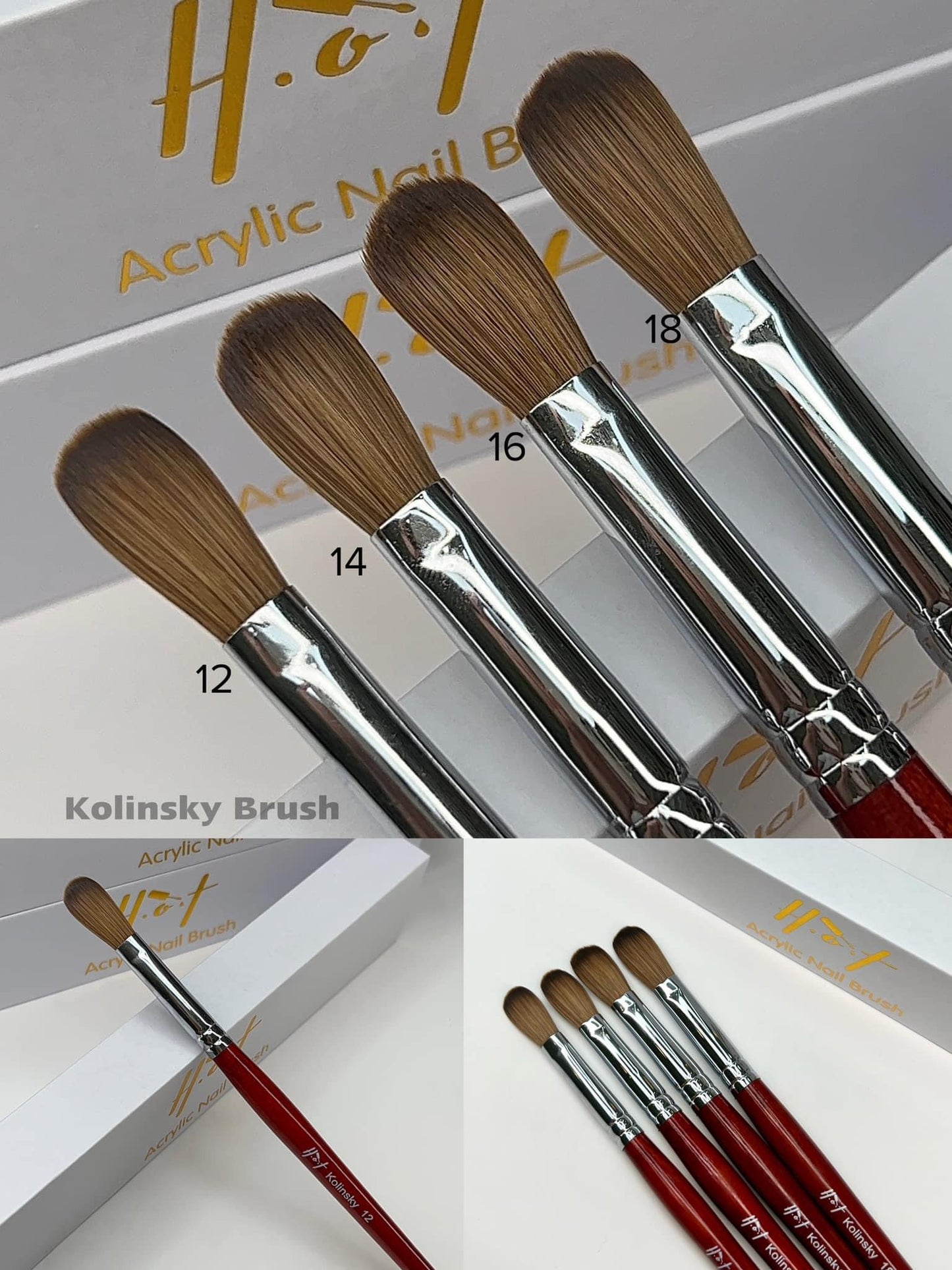 Acrylic brush size 16