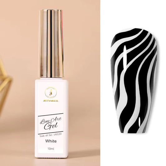 Gel art liner white