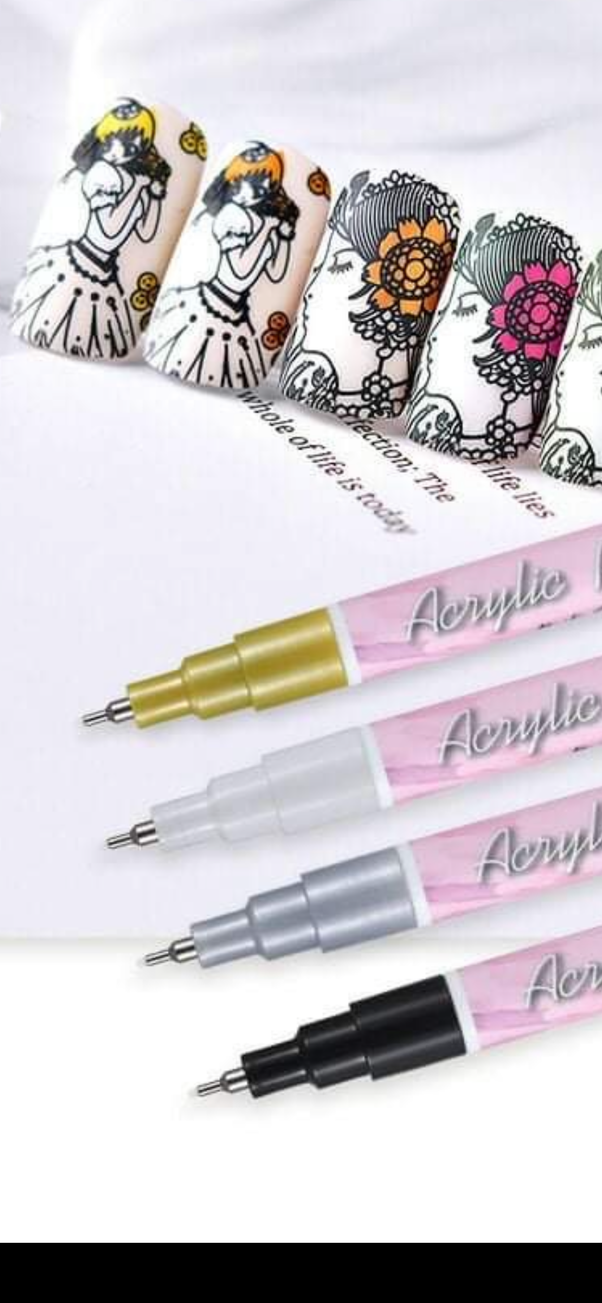 Art pen set 4 colors