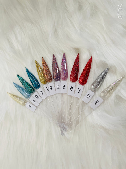 Glitter Gel set 12 colors