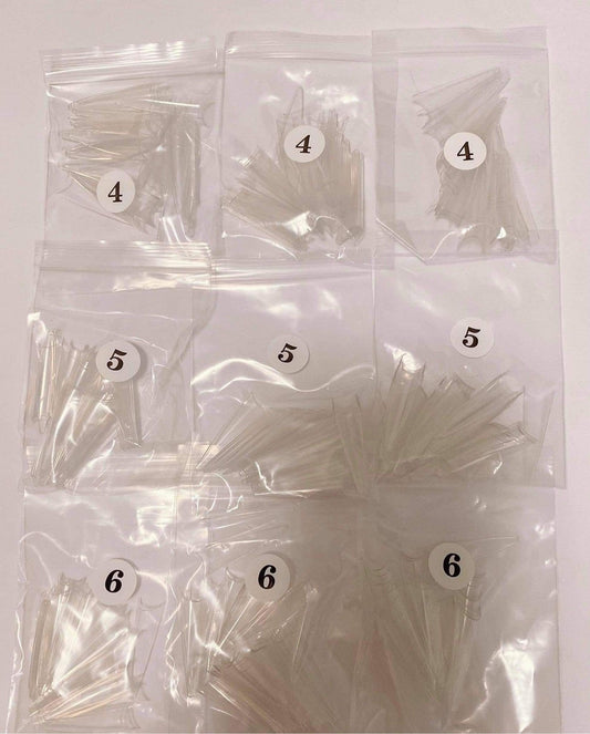 Nail tip refill stilettos 4-5-6