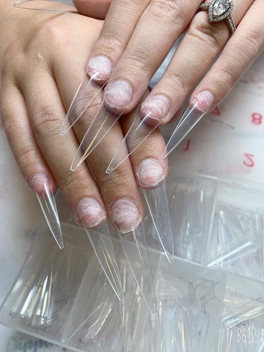 Stilettos full set clear